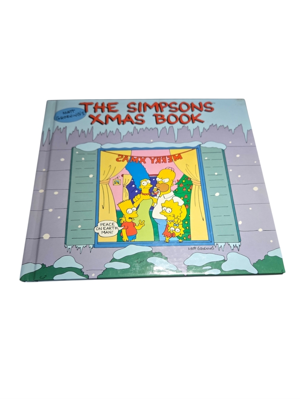 Vintage 1990 The Simpons Xmas Book